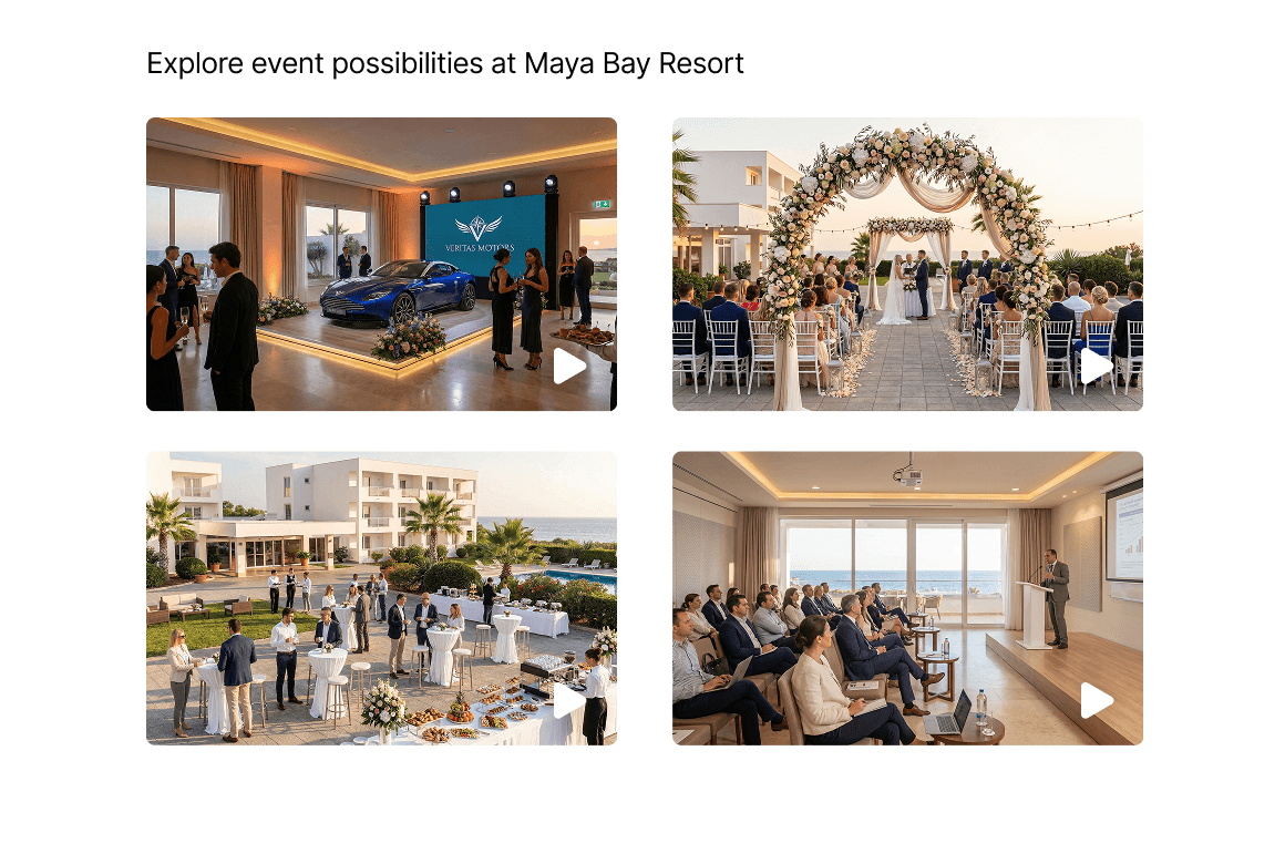 AI hotel video for MICE sales