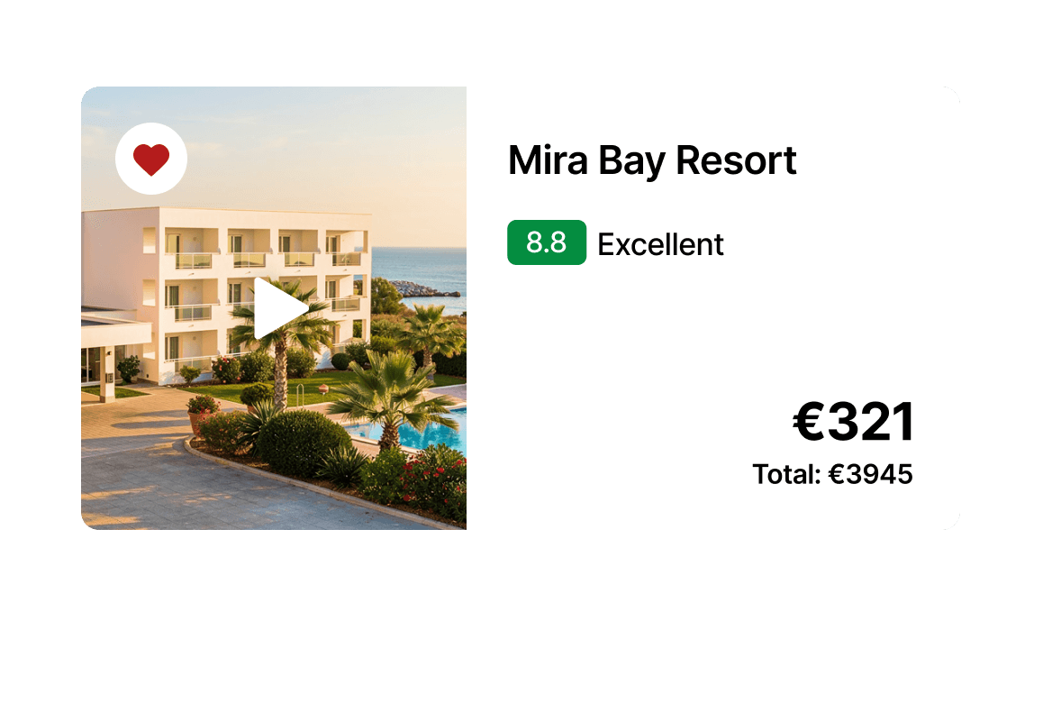 AI hotel video on OTA listings