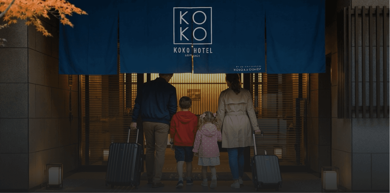 KOKO HOTELS rolls-out hero videos across 60+ property websites in Japan