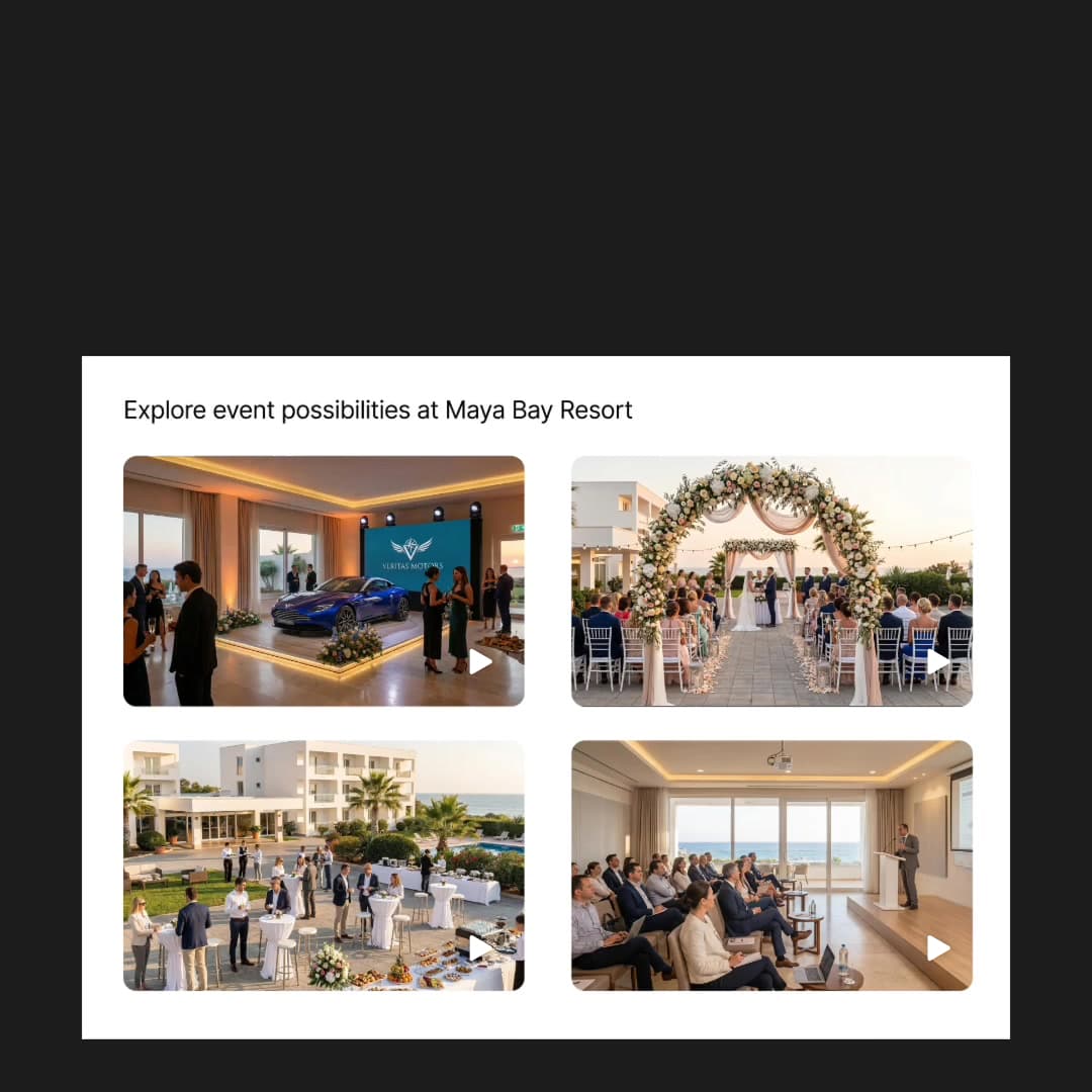 AI hotel video for MICE sales